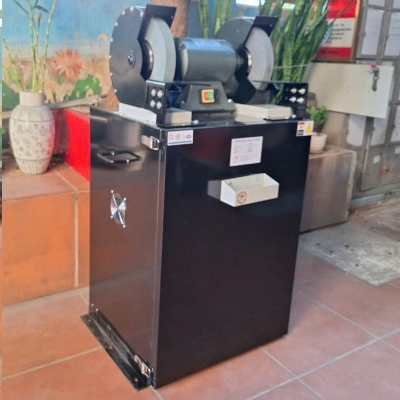Máy mài 2 đá có hút bụi